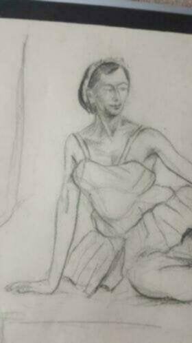Tek. balletdanseres Johan Meijer 1885 1970 Larense school, Ophalen