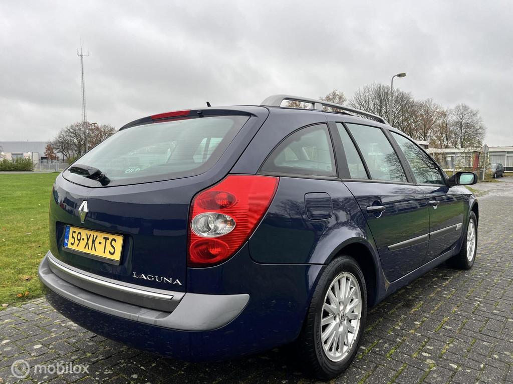 Renault Laguna Grand Tour 1.6-16V Business / Cruise / Schuif, Laguna, Stof, 4 cilinders, Blauw