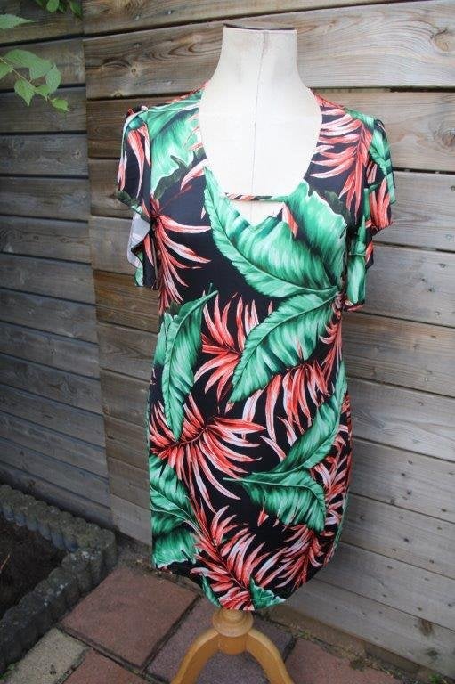 Jurk zwart/ rood/ groen Batida mt 3 (eu40) Vaste prijs, Kleding | Dames, Jurken, Maat 38/40 (M), Ophalen of Verzenden, Zo goed als nieuw