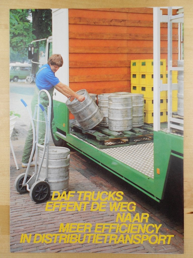DAF 1500 2100 Verlaagd Chassis Brochure ca 1983, Ophalen of Verzenden, Zo goed als nieuw, Overige merken, DAF