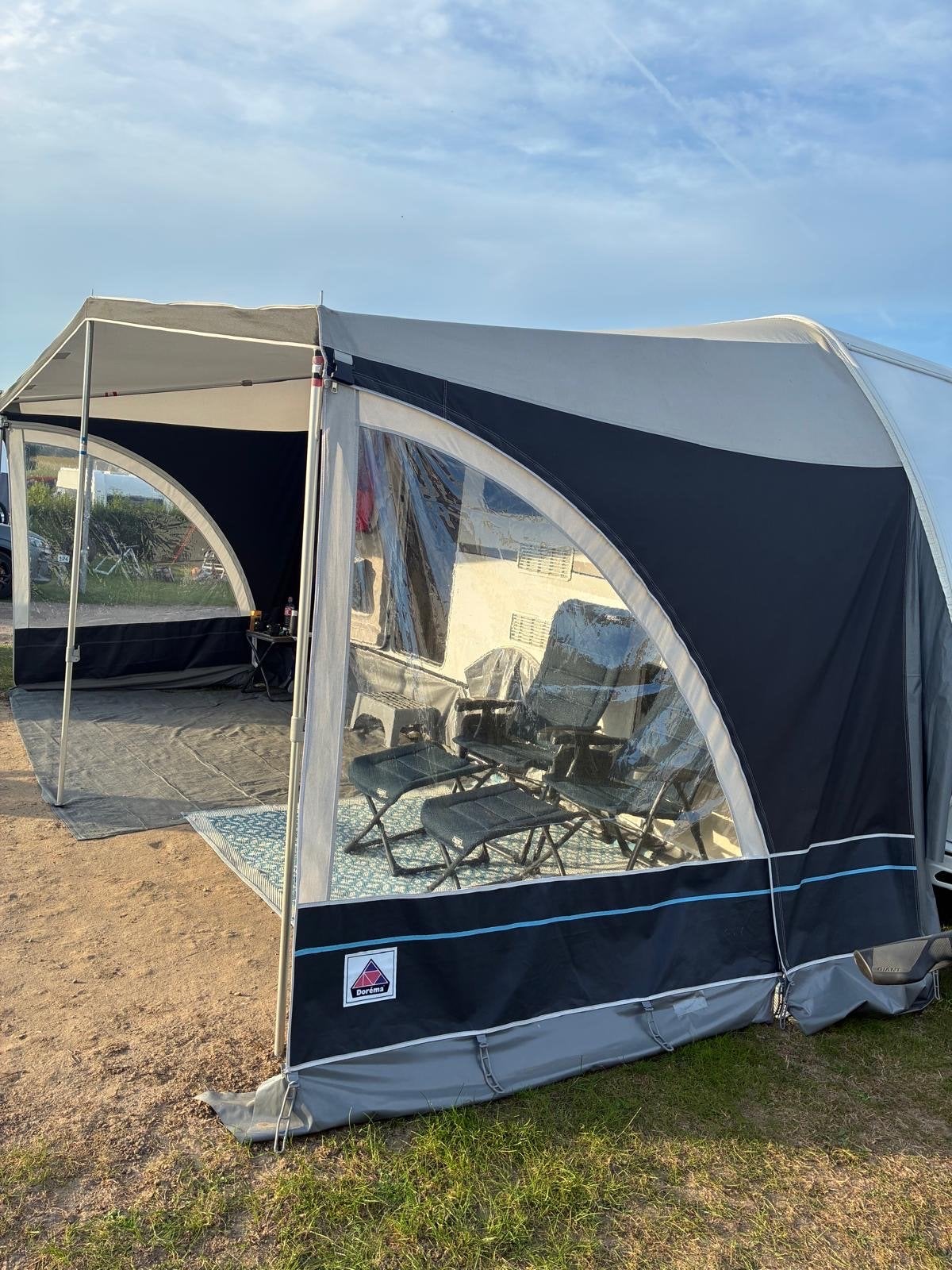Voortent/Luifel voor caravan, omloopmaat 925-950, Caravans en Kamperen, Ophalen, Gebruikt