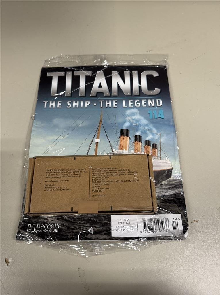 Titanic - The ship the legend 114 - Bouw de titanic, Ophalen of Verzenden, Nieuw, Muziek, Film of Tv