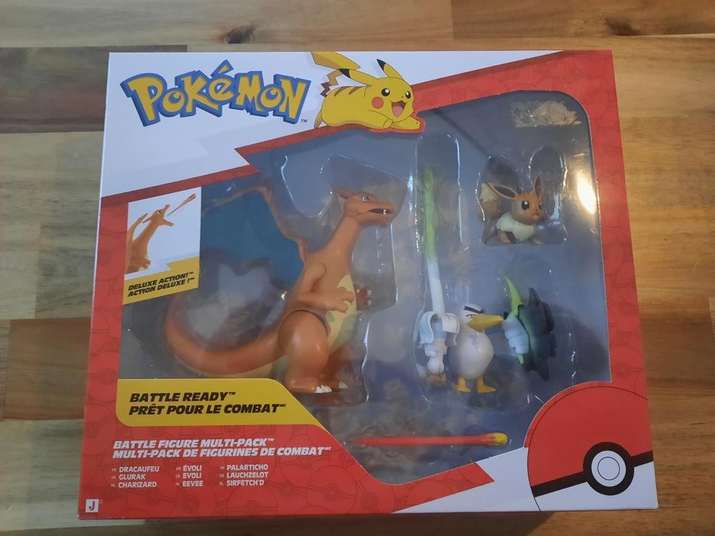 Pokémon Battle Figure Multi-Pack: Charizard, Hawlucha, Eevee, Ophalen of Verzenden