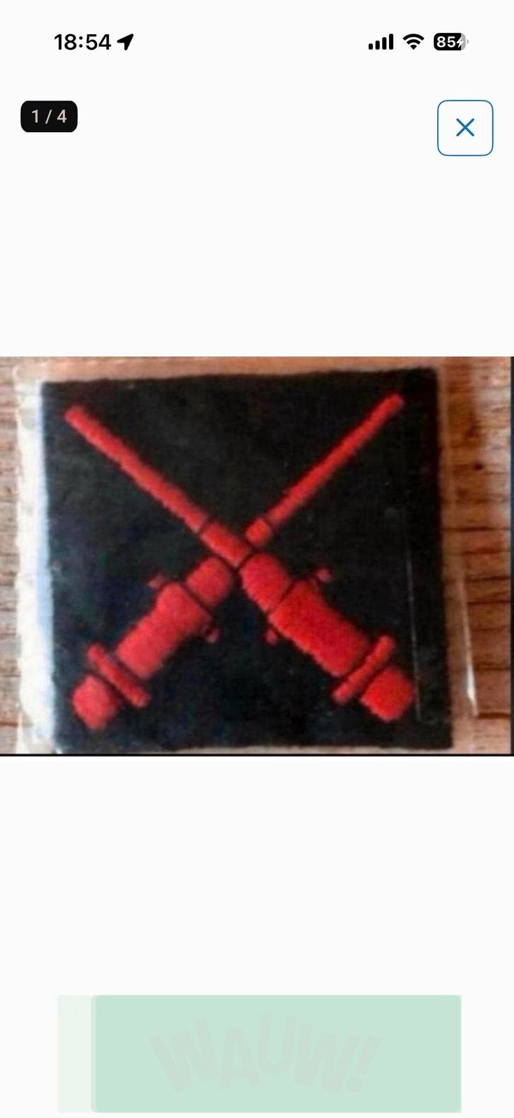 Marine Embleem  GESCHUTSKONSTABEL, Verzamelen, Militaria | Algemeen, Marine, Embleem of Badge, Nederland, Verzenden
