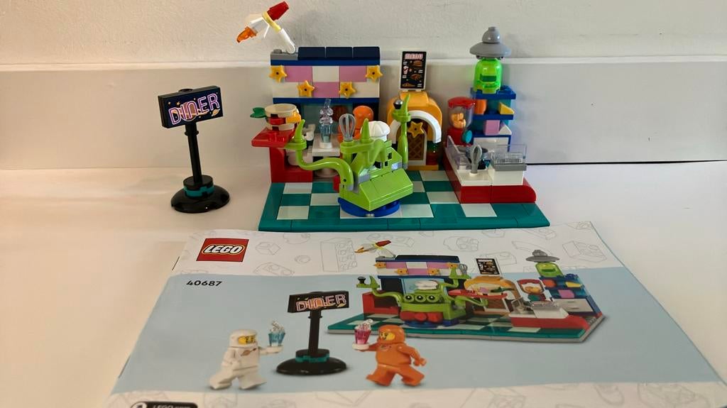 Lego Diner set 40687, Ophalen of Verzenden, Zo goed als nieuw, Complete set, Lego