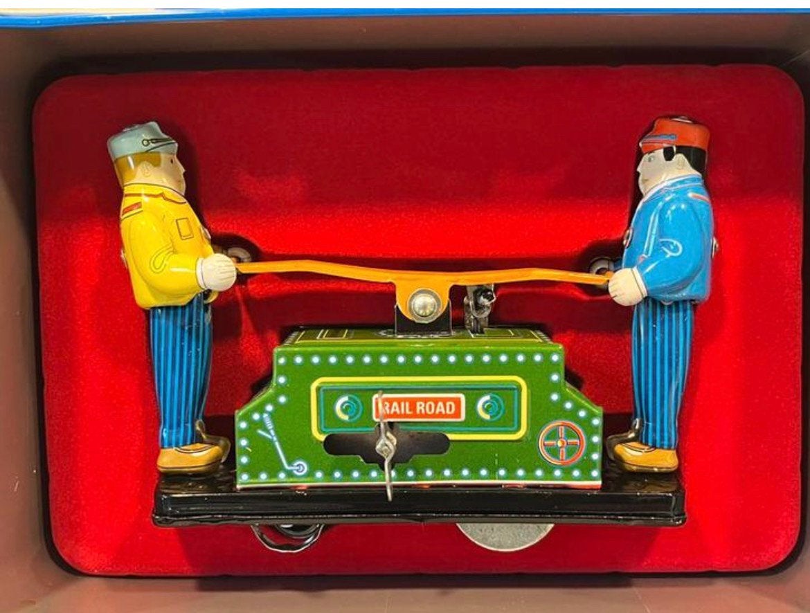 Blikken Speelgoed Railroad Car Schylling Collector Series, Antiek en Kunst, Verzenden