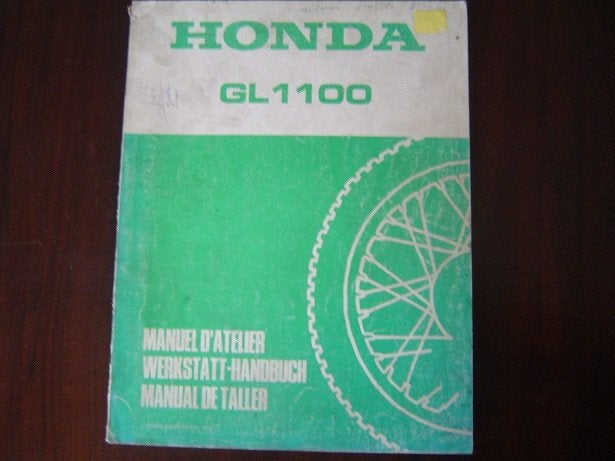 HONDA GL1100 1980 shop GL 1100 Goldwing GL1100DX DX, Ophalen of Verzenden, Honda