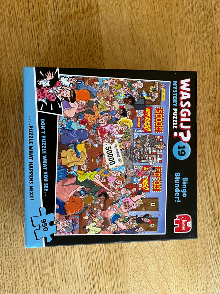 Wasgij? Mystery 19 Bingo Blunder! Legpuzzel 950 stukjes, Ophalen of Verzenden, 500 t/m 1500 stukjes, Zo goed als nieuw, Legpuzzel