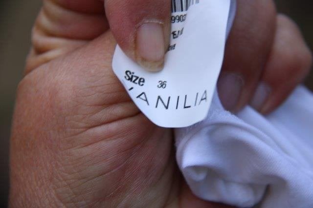 Jurk wit Vanilia mt 36 Vaste prijs AANBIEDING, Vanilia, Wit, Ophalen of Verzenden, Zo goed als nieuw