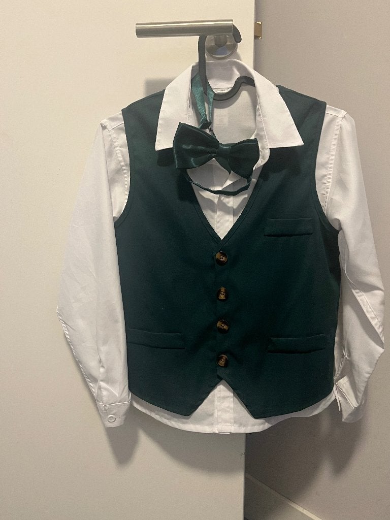 Driedelig pak jongens, Kinderen en Baby's, Kinderkleding | Maat 140, Ophalen of Verzenden, Zo goed als nieuw, Jongen, Setje