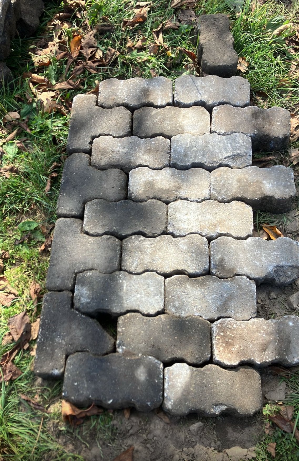 Univerbandsteen zwart 8cm dik, Tuin en Terras, Ophalen, Zo goed als nieuw, Beton, Overige typen