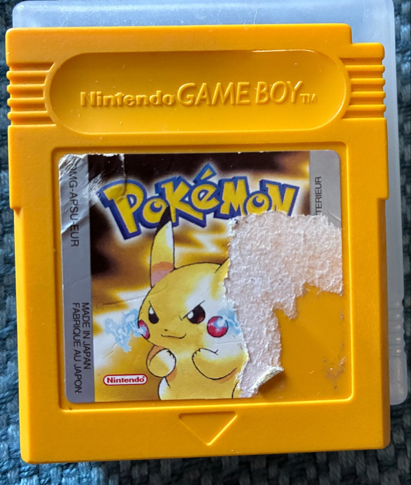 Pokémon Yellow Game Boy - Klassieke RPG met Pikachu, Gebruikt, 1 speler, Ophalen of Verzenden, Role Playing Game (Rpg)
