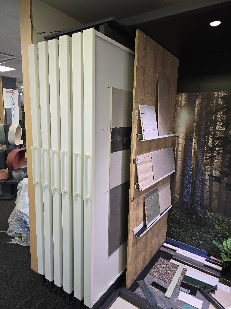 Tegel display kast 220 breed x 240 hoog x 150 diep, Ophalen, 200 cm of meer, Nieuw, 200 cm of meer