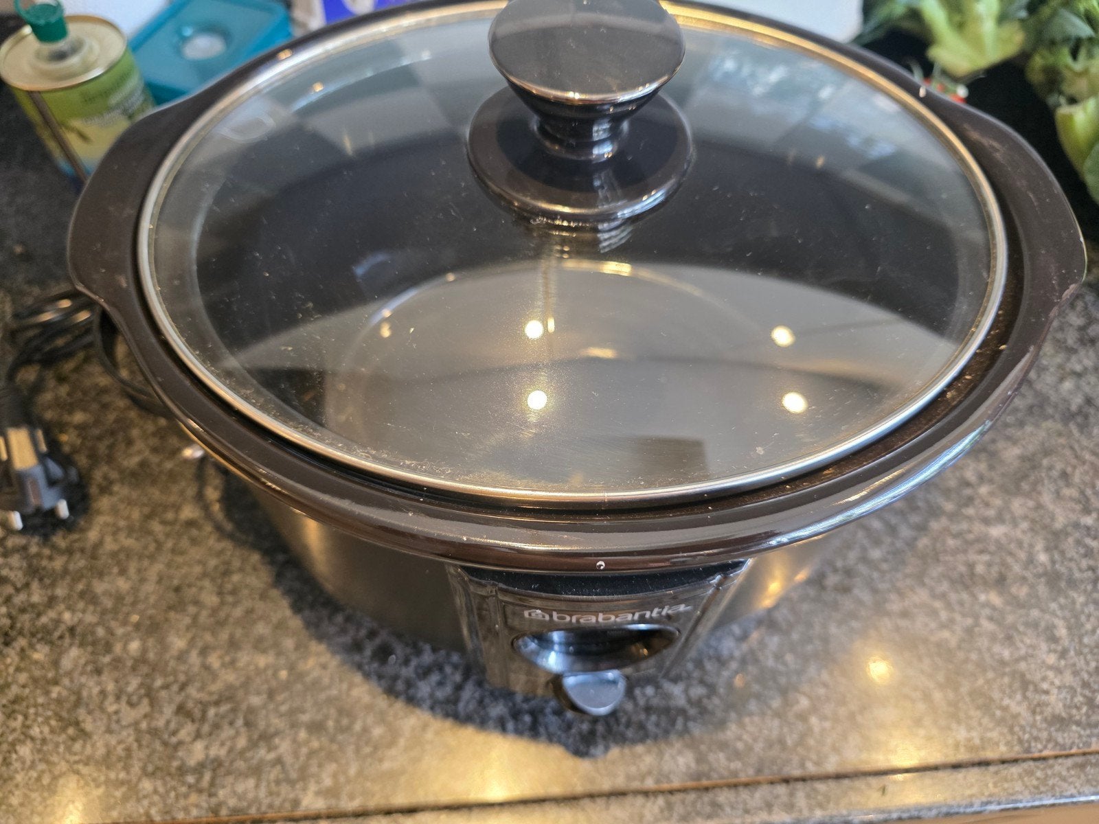 Brabantia Slowcooker - Zwart, Zo goed als nieuw, Ophalen of Verzenden, Zo goed als nieuw