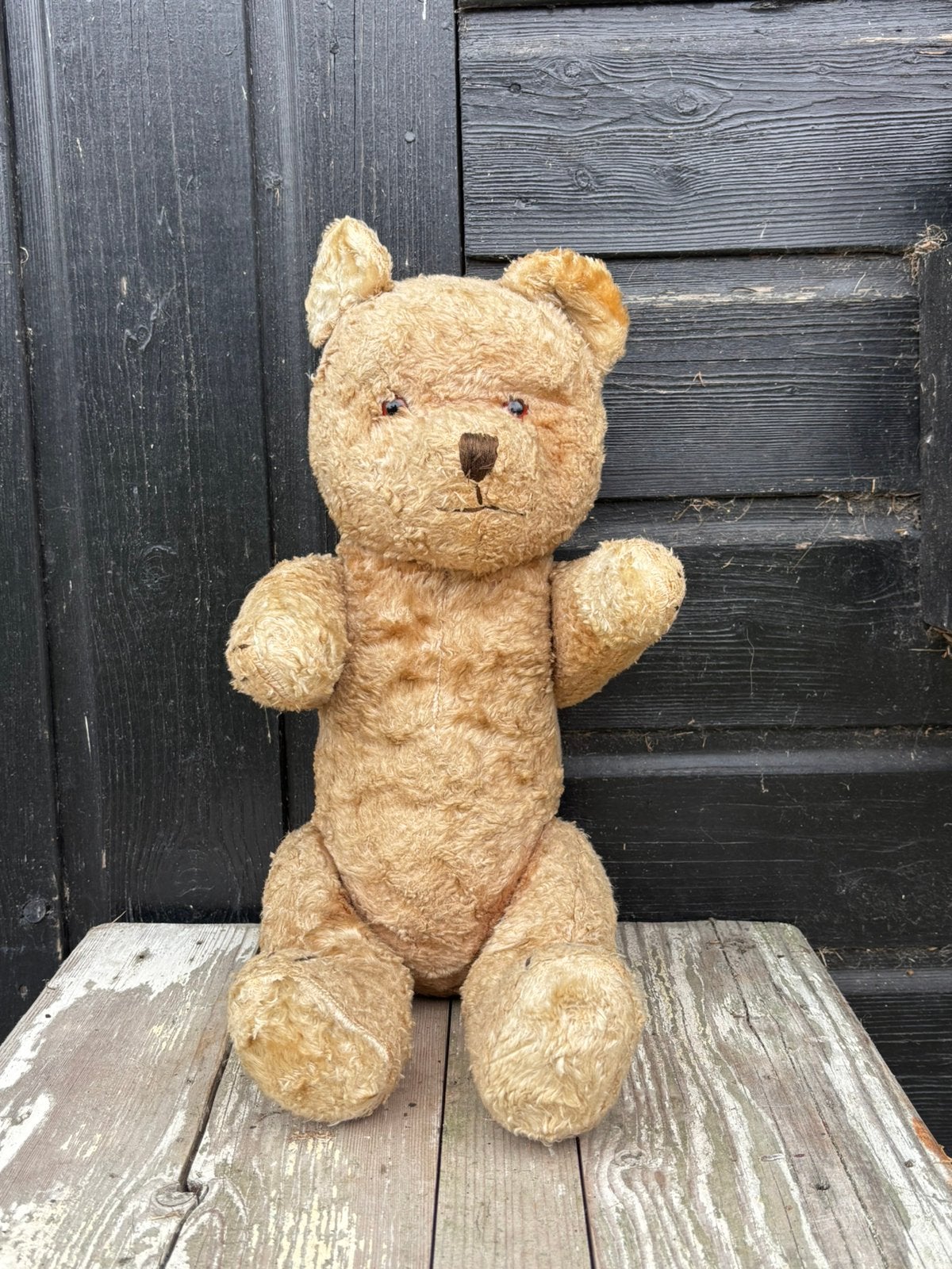 Prachtige oude teddy beer, Antiek en Kunst, Curiosa en Brocante, Ophalen of Verzenden