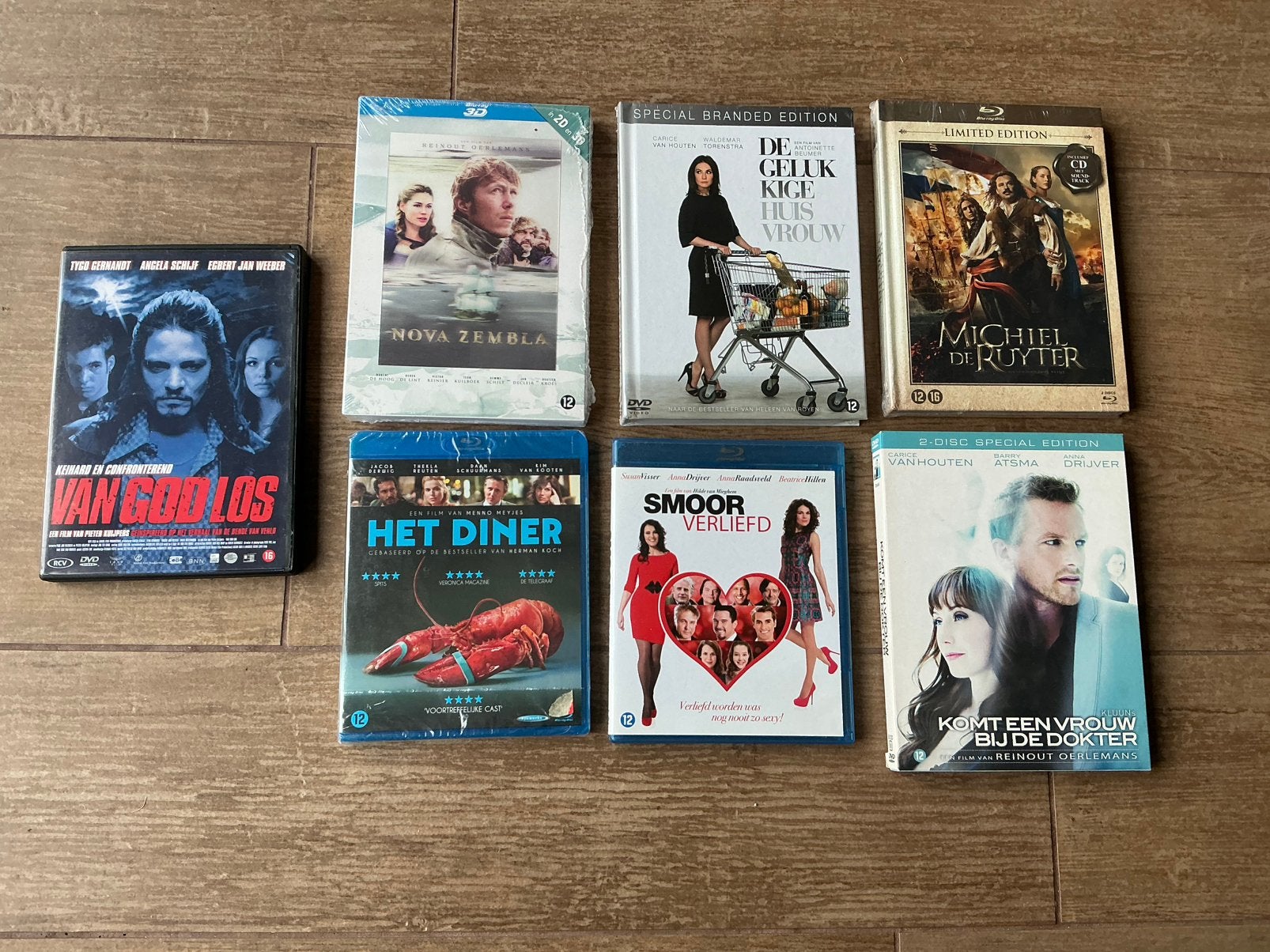Bundel Nederlandse topflims op dvd en blu-ray, Alle leeftijden, Ophalen of Verzenden, Zo goed als nieuw