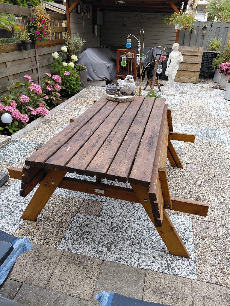 Picknick tafel, Gebruikt, Ophalen of Verzenden, Inklapbaar, Rechthoekig
