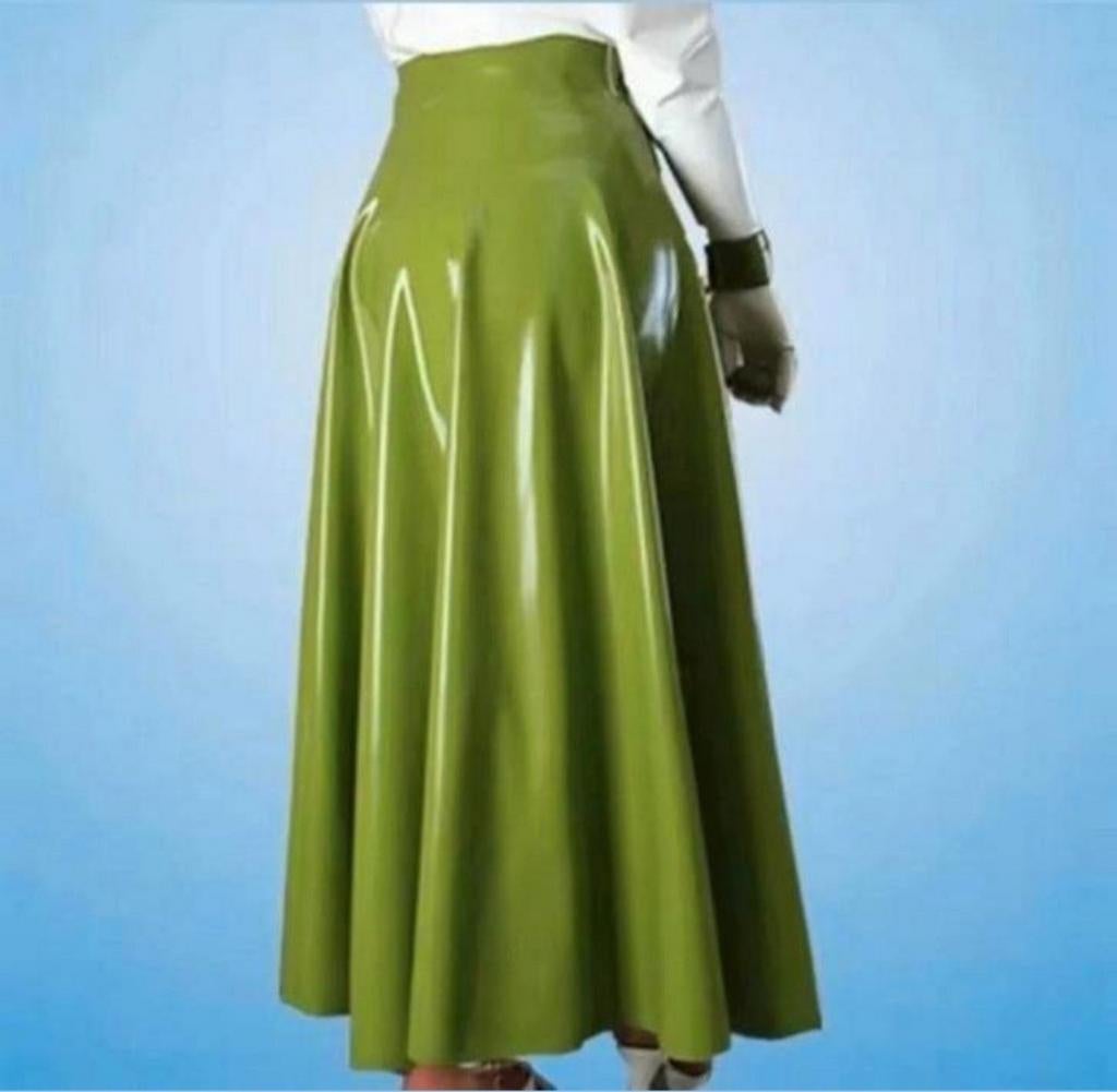Mooie latex rok, tm 2XL(op maat), Kleding | Dames, Verzenden, Nieuw, Onder de knie