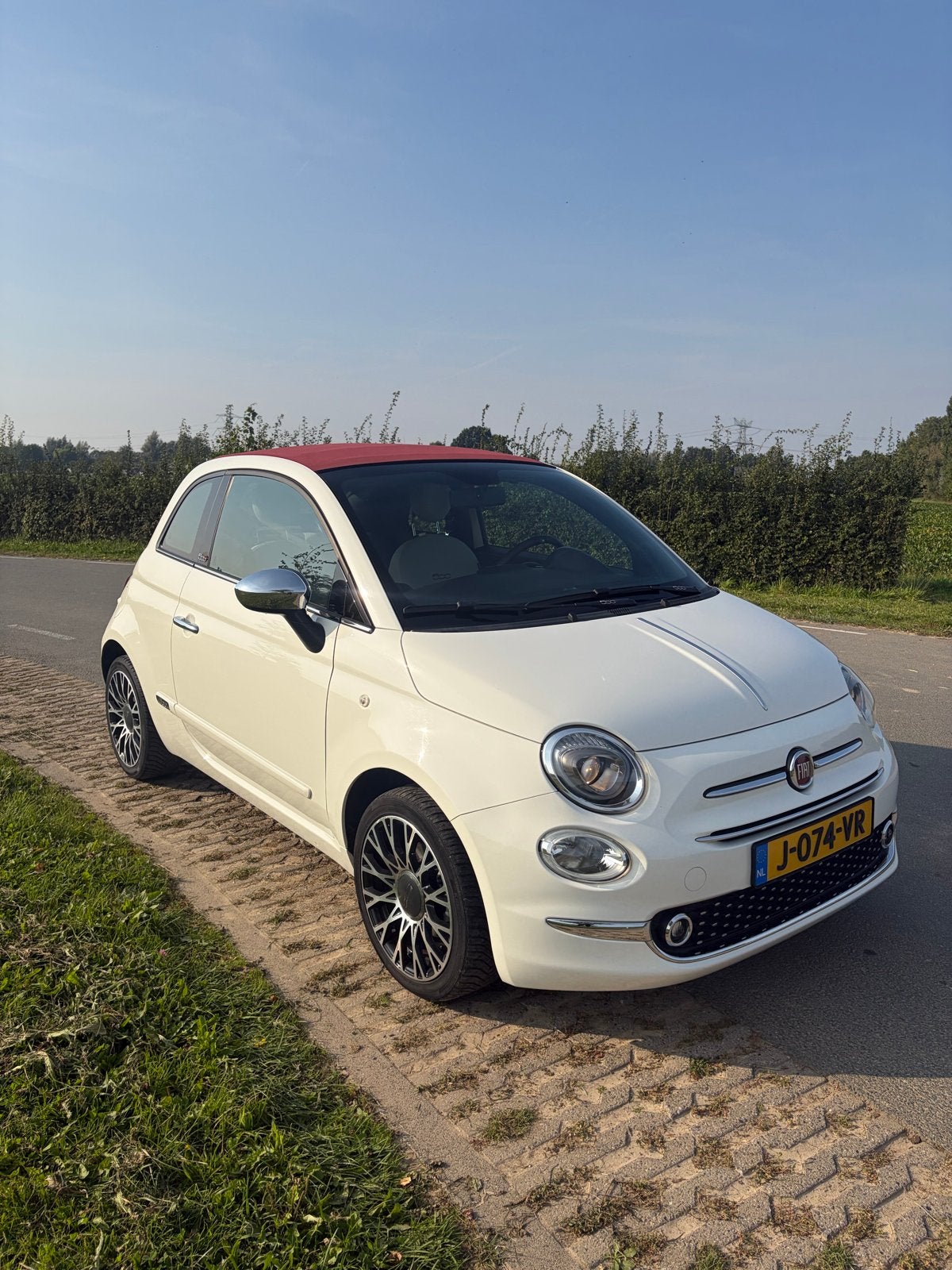 Fiat 500 Cabrio 1.0 70pk Hybrid 2020 Wit