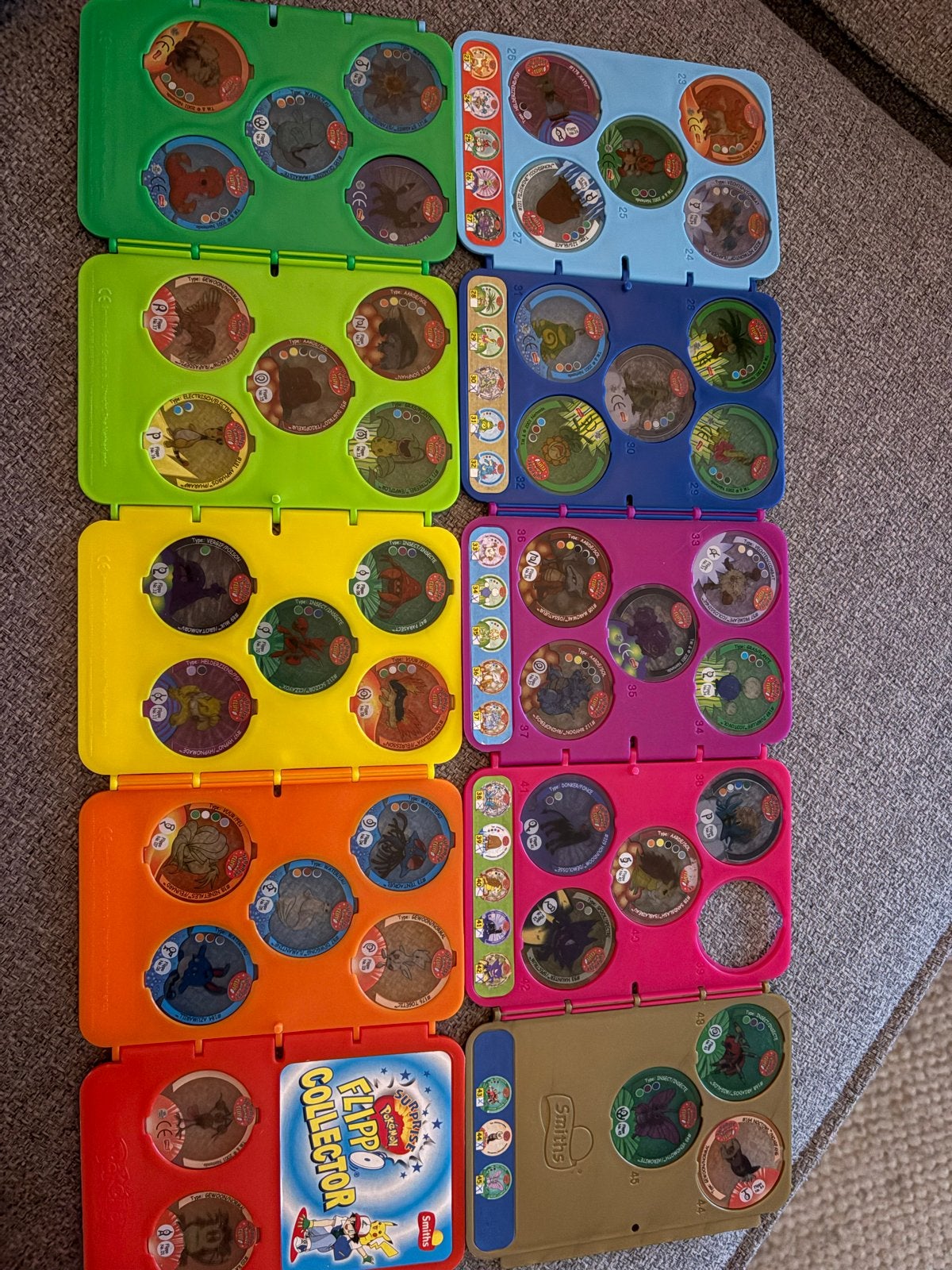 Grote verzameling Pokémon flippo's in albums, Verzamelen, Flippo's, Ophalen of Verzenden, Verzameling, Met verzamelmap(pen)