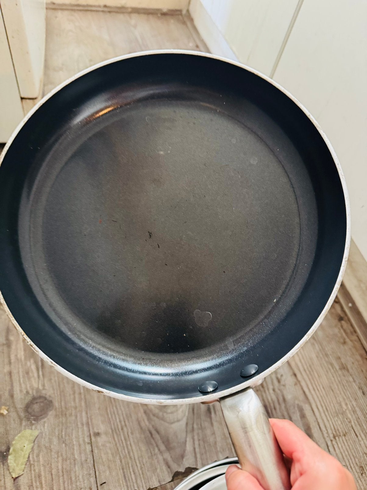 Non stick pan + wok pan, Huis en Inrichting, Keuken | Potten en Pannen, Ophalen, Gebruikt, Rvs, Wok