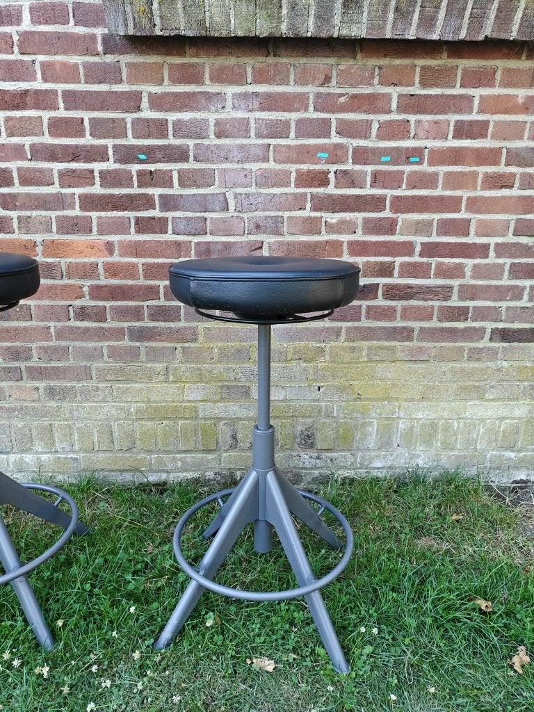 Trollberget 2x zwart/antraciet, Ophalen, In hoogte verstelbaar, Zo goed als nieuw