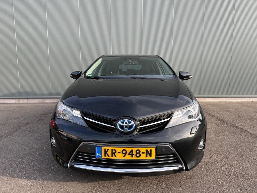 Toyota Auris 1.8 Hybrid Lease Pro CAMERA | HALF LEDER | BOEK, Euro 5, Zwart, Bedrijf, Auris