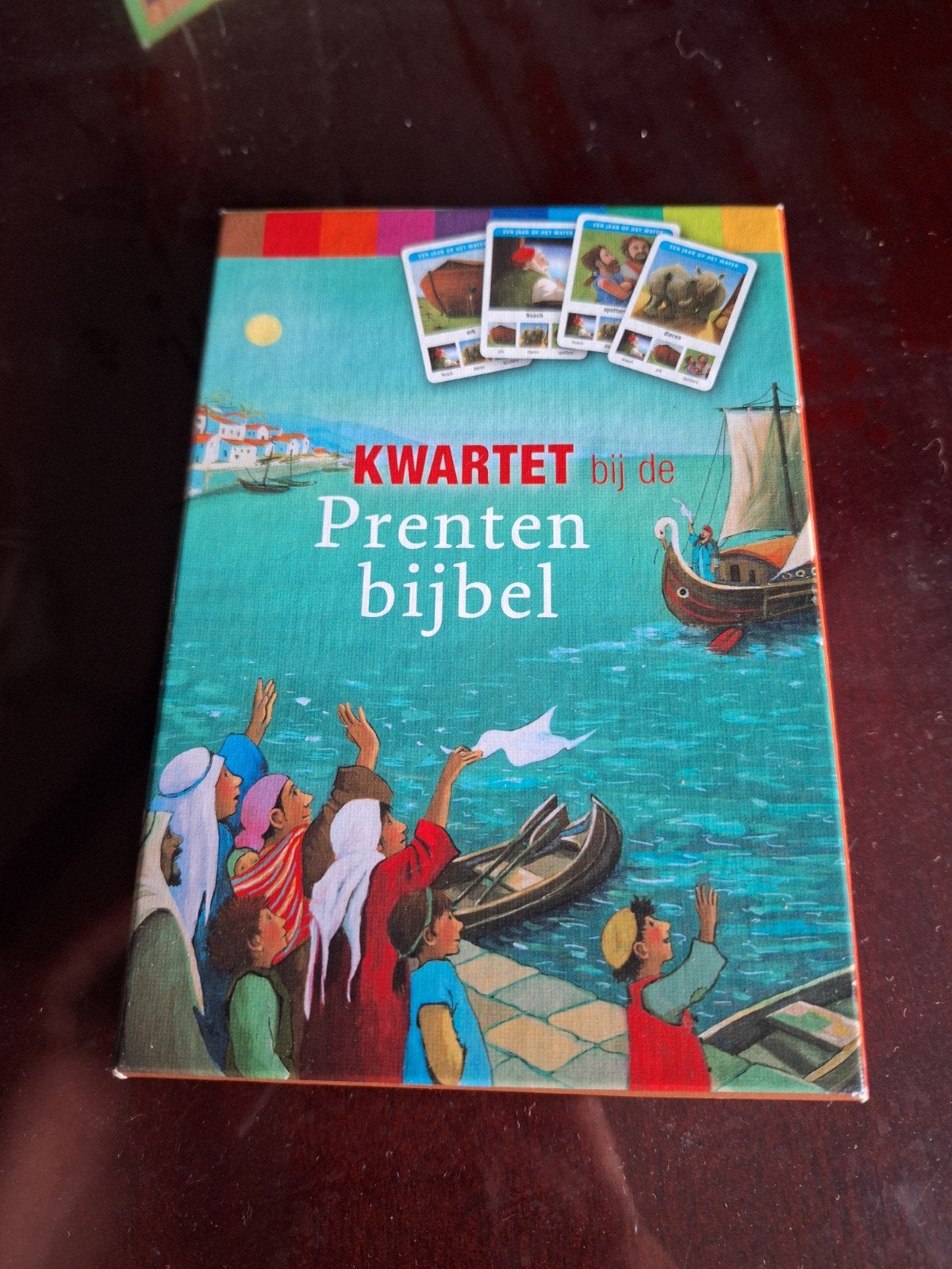 Kwartet bij de Prentenbijbel - Leuk en leerzaam spel, Boeken, Ophalen of Verzenden, Zo goed als nieuw, Onbekend, Prentenboek