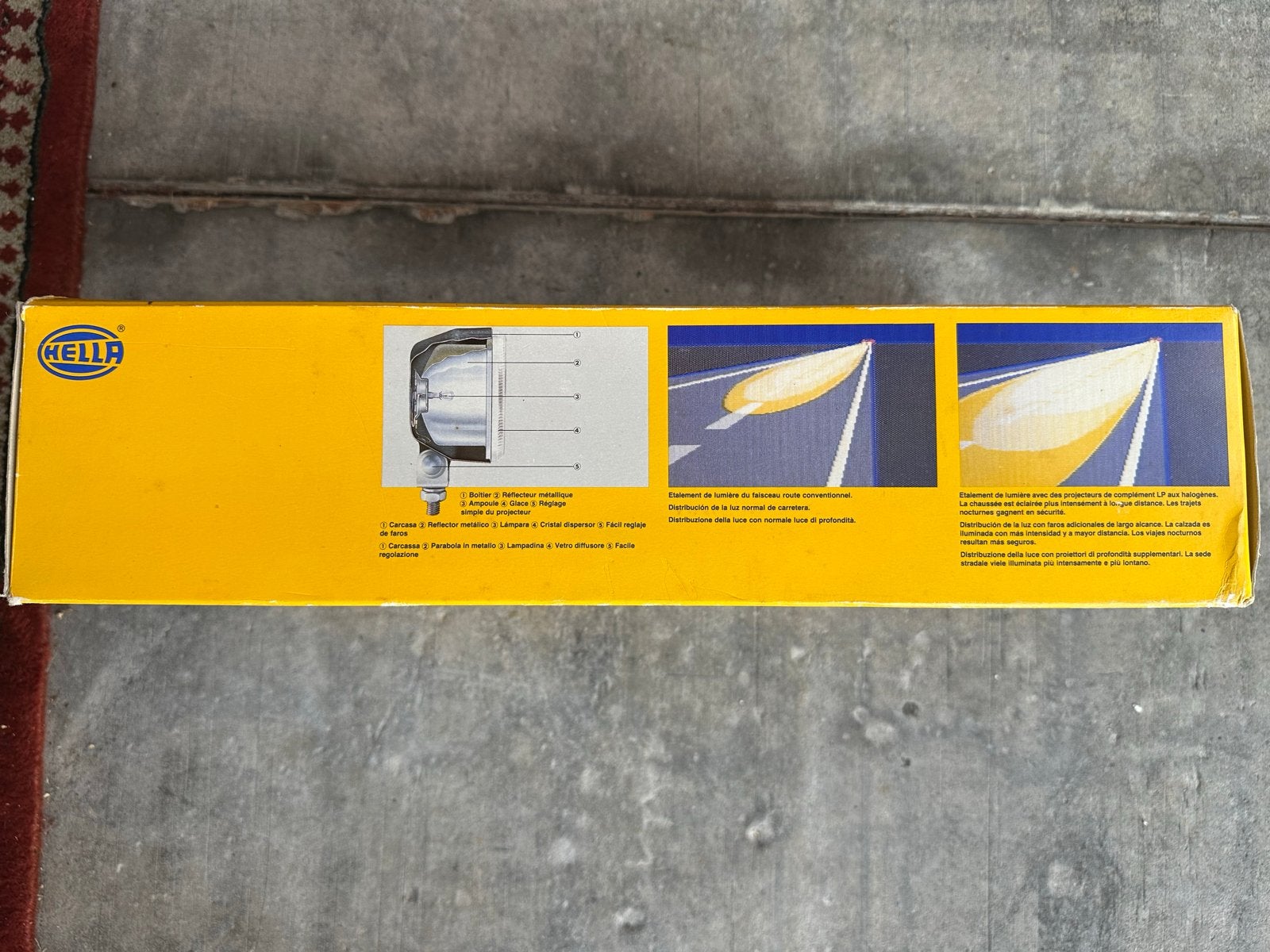 Nieuwe Hella Comet 550 verstralers in originele doos, Ophalen, Nieuw, Universele onderdelen