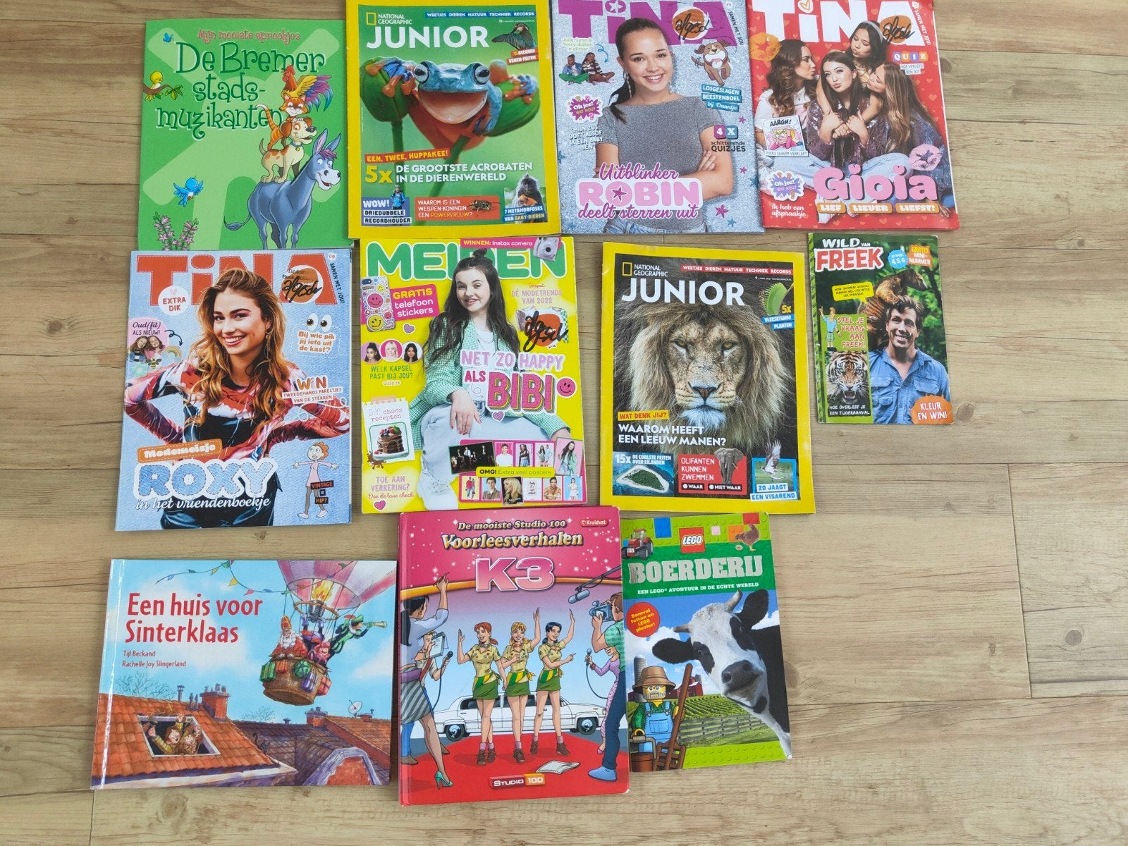 11 Tijdschriften oa Tina, Meiden, National Geographic junior, Boeken, Tijdschriften en Kranten, Ophalen of Verzenden, Gelezen
