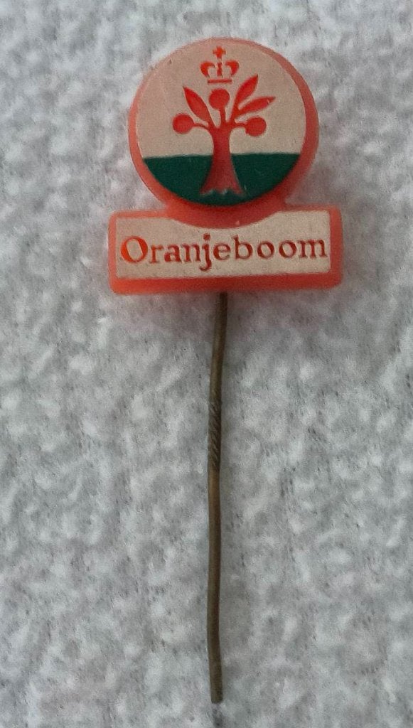 Speldje Oranjeboom bier, Verzamelen, Ophalen of Verzenden, Zo goed als nieuw, Merk, Speldje of Pin