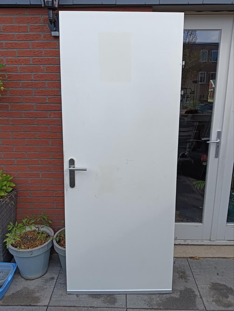 Deur 73x211cm opdek rechts, Ophalen, Gebruikt, Binnendeur, 200 tot 215 cm
