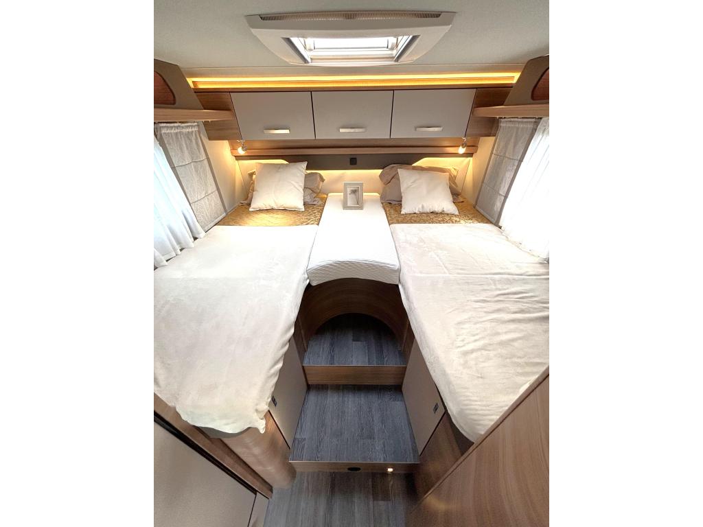 Knaus Live I 650 MEG 9TR AUTOMAAT ENKELE BEDDEN HEFBED 160PK, Ringverwarming, Fiat, Bedrijf, Diesel
