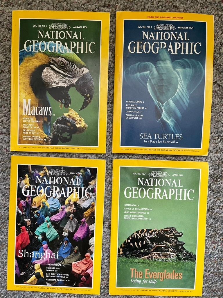 National Geographic Magazine jaargang 1994, Ophalen of Verzenden, Nieuw, Wetenschap en Natuur