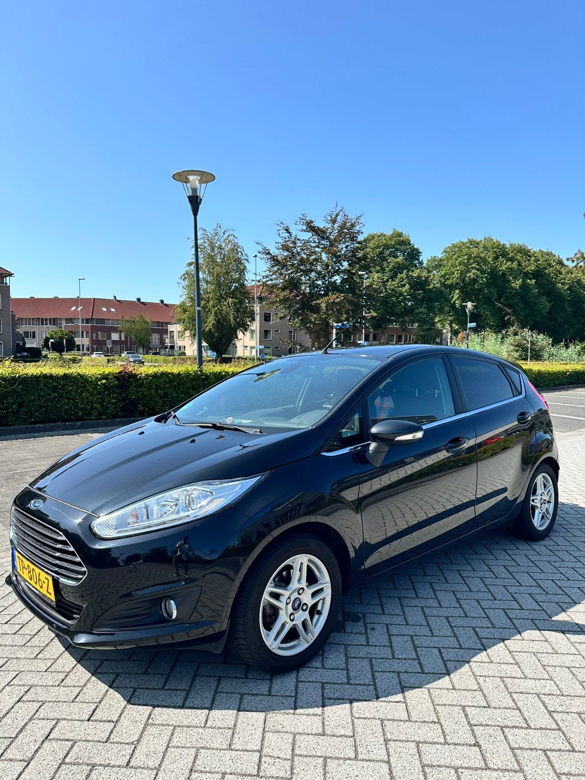 Ford Fiësta 1.0 74KW/100PK 5D Powershift 2013 Zwart, Euro 5, 40 €/maand, Zwart, 100 pk