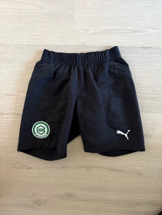 FC Groningen sportbroekje Puma. zwart - Maat 140, Kleding | Heren, Zwart, Overige maten, Ophalen of Verzenden, Voetbal