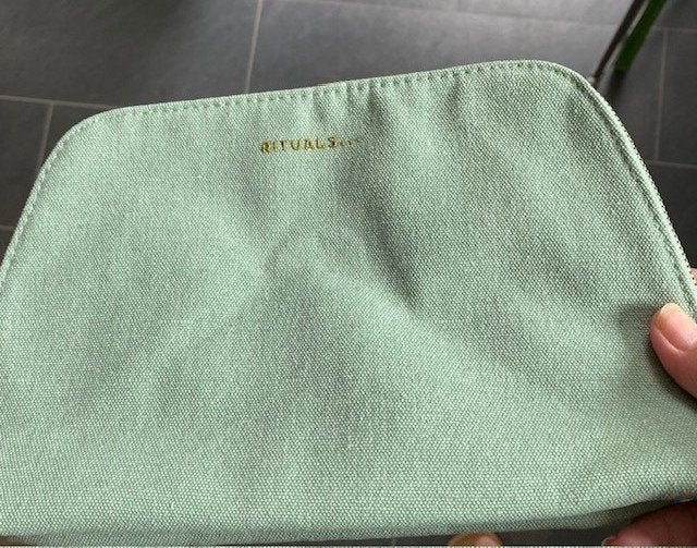 Nieuw Rituals Jing toilettas tas mint groen goud, Verzenden, Nieuw, Groen, Dame
