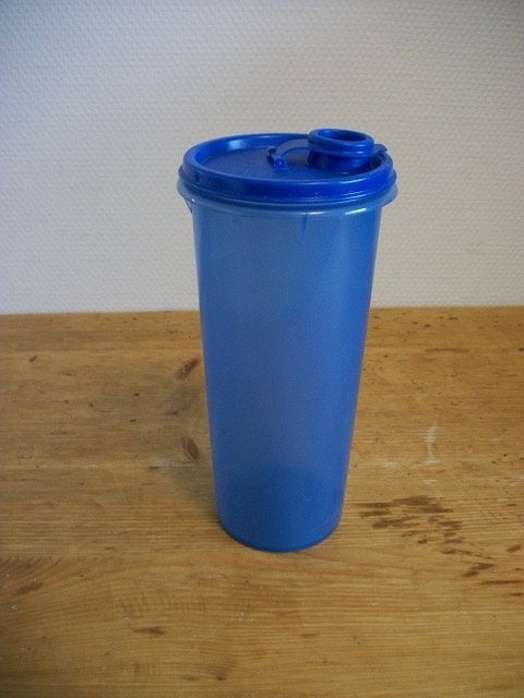 Tupperware Voorraadbus ( Blauw, 1 liter ), Ophalen of Verzenden, Gebruikt, Blauw
