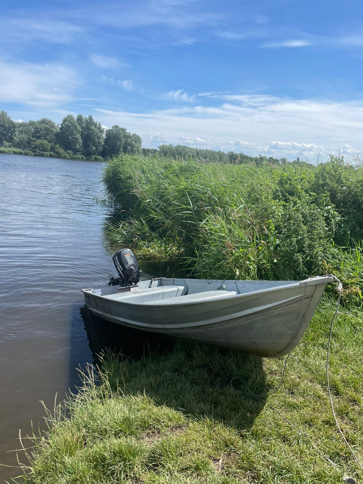 Lichte  Aluminium Boot, Ophalen, Gebruikt