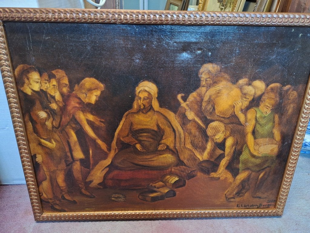 Schilderij, Doek, Ophalen of Verzenden, Olieverf, Klassiek