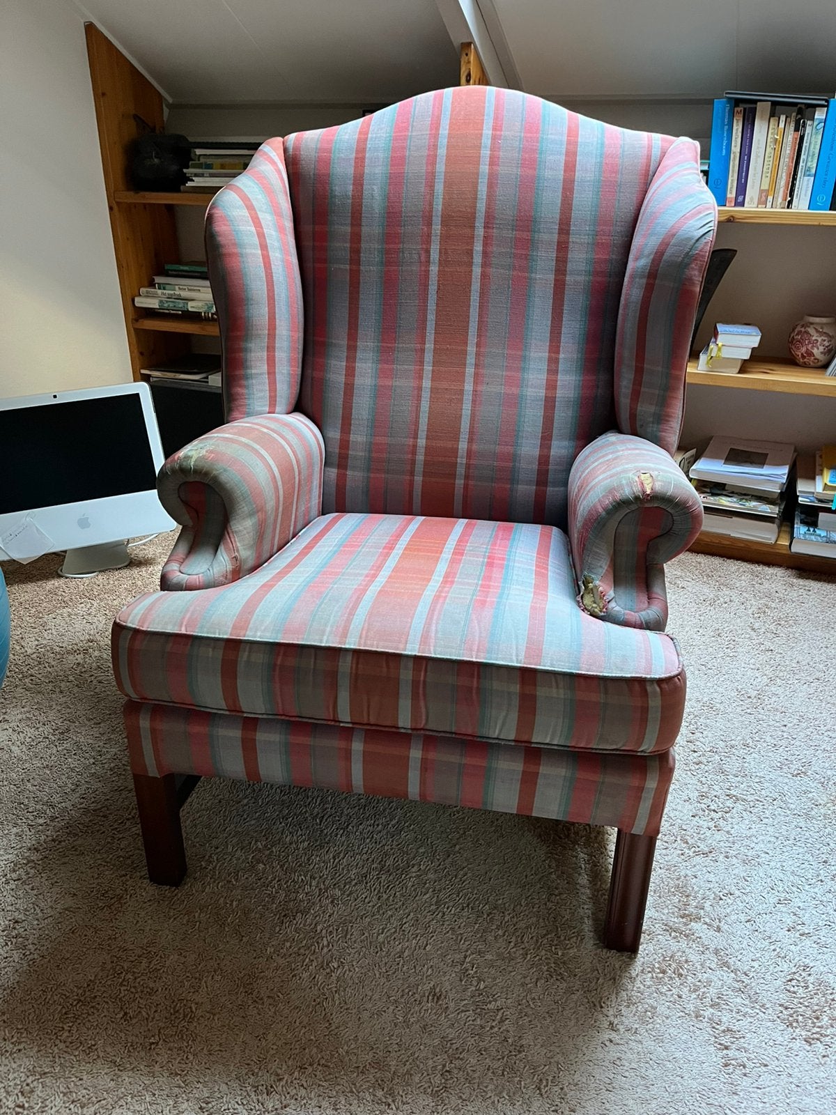 Parker Knoll oorfauteuil, Ophalen, Gebruikt, 75 tot 100 cm, 75 tot 100 cm