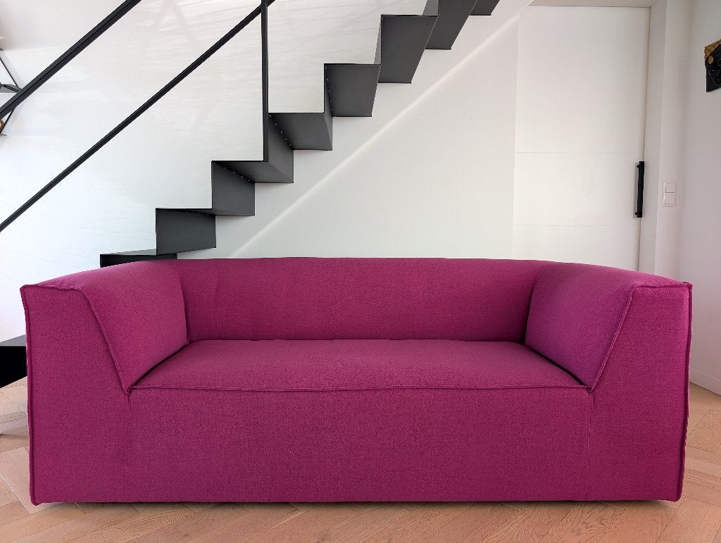Gelderland 6900 2,5-zits fuchsia roze, Ophalen, Diba design, Driepersoons, 75 tot 100 cm