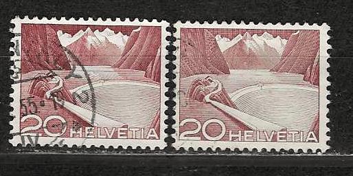 Zwitserland 533 I,II, Ophalen of Verzenden, Gestempeld