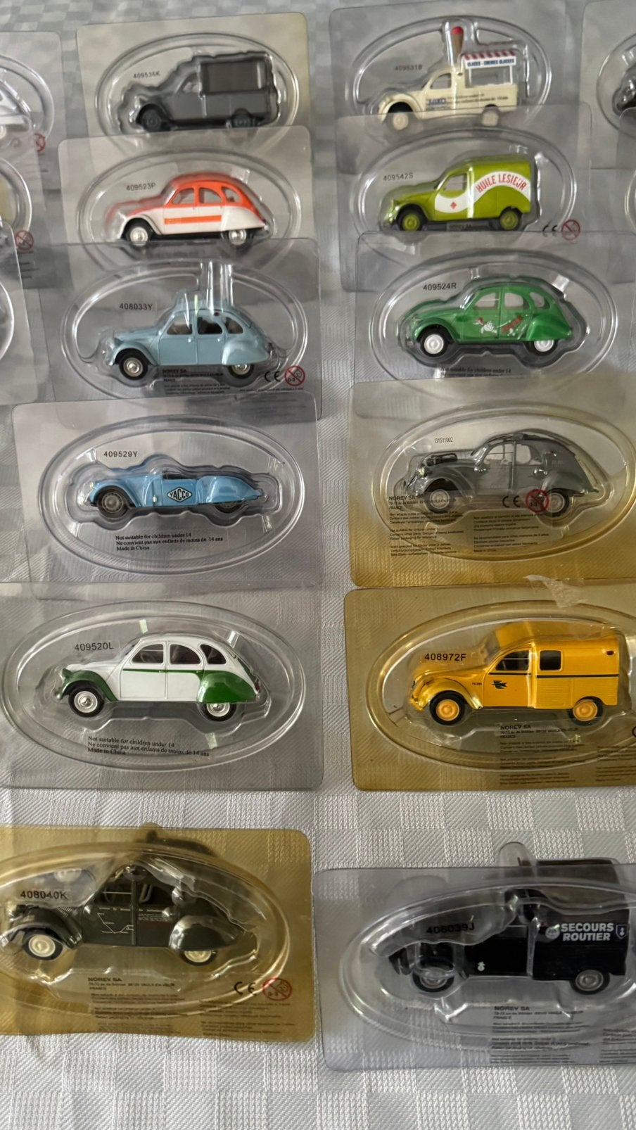 Verzameling Norev Citroen 2CV collectie, Ophalen of Verzenden, Zo goed als nieuw, Auto