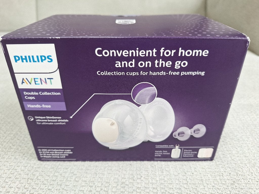 Philips Avent dubbele opvangcups, handsfree kolven SCF439/01, Nieuw, Borstkolf, Handsfree, Philips Avent