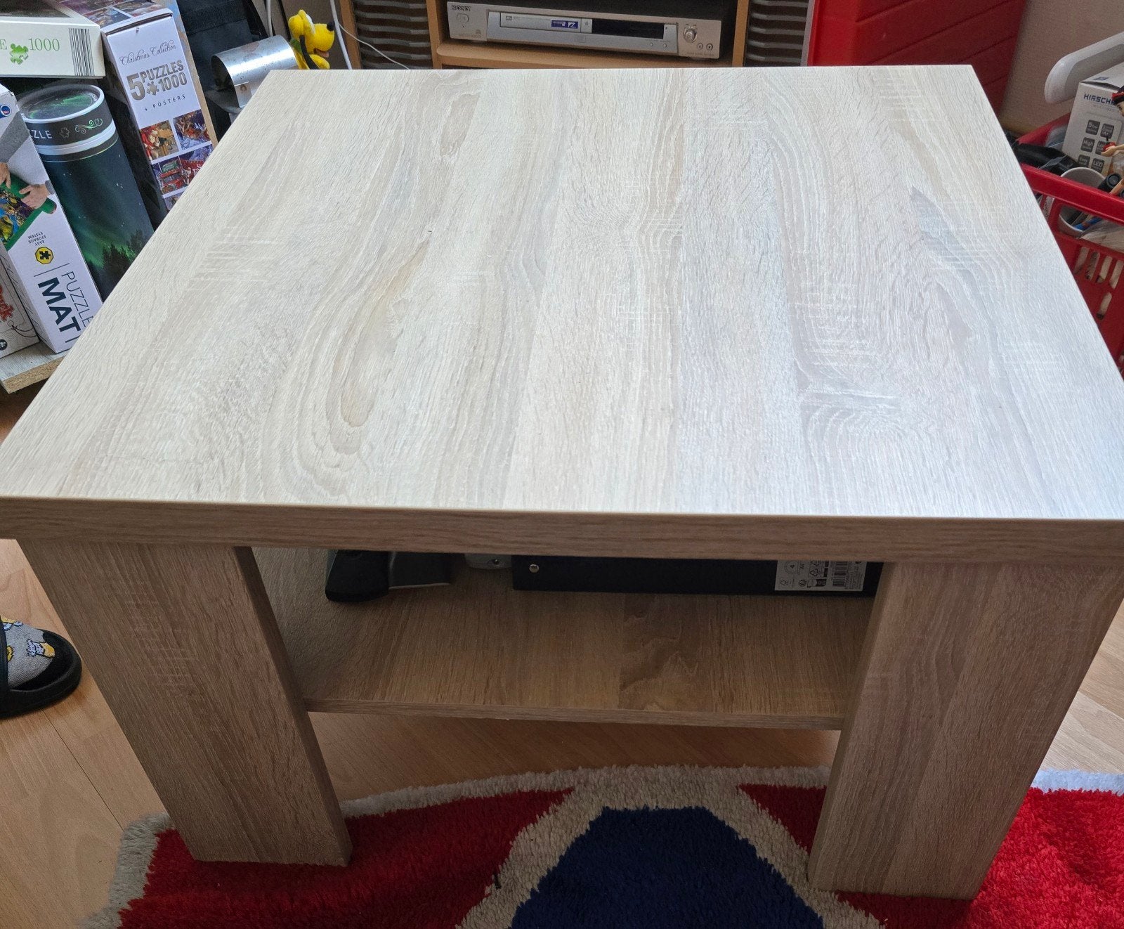 Nette salontafel, Ophalen