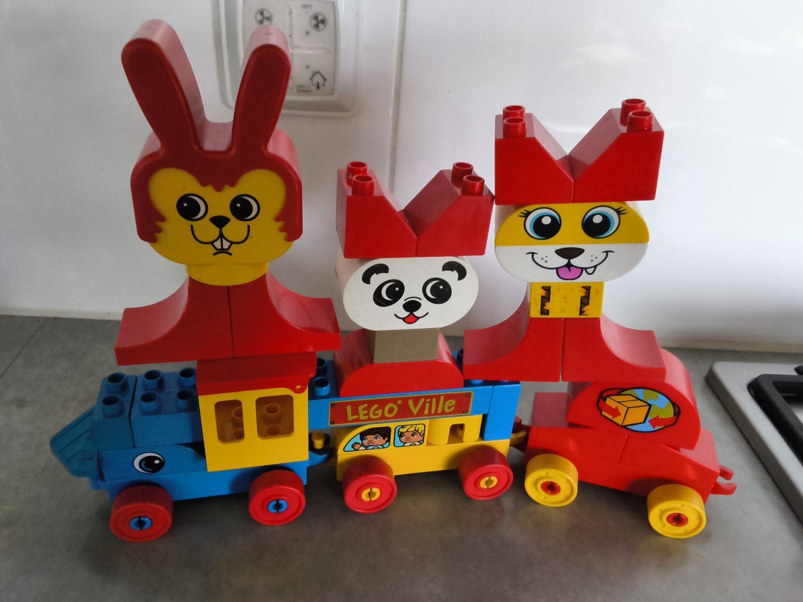 Duplo treintje met dieren, Kinderen en Baby's, Speelgoed | Duplo en Lego, Ophalen of Verzenden, Duplo