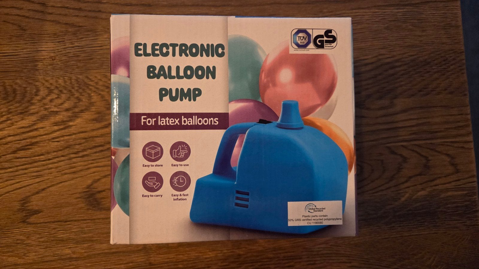 Elektrische ballonnenpomp - Slechts 1x gebruikt, Ophalen, Zo goed als nieuw, Feestartikel, Verjaardag