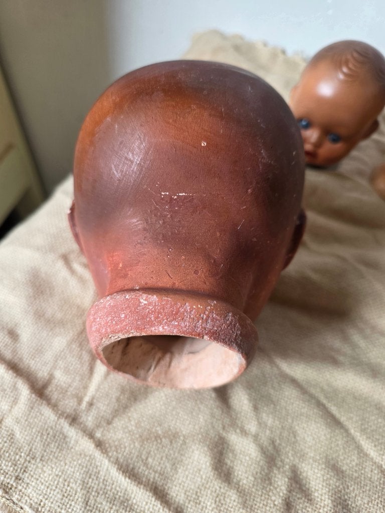 Antieke pop, 5x poppenhoofd voor de poppendokter, Verzamelen, Ophalen of Verzenden, Gebruikt, Pop