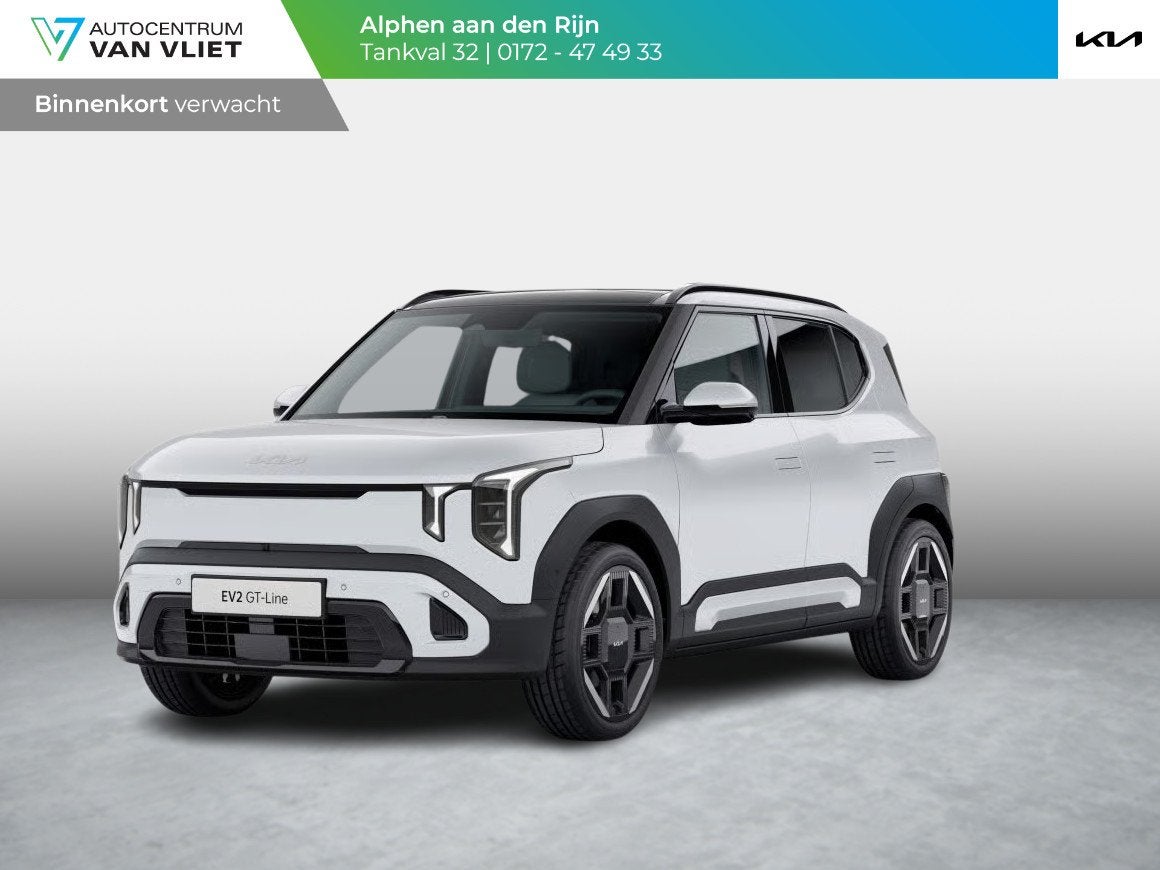 Kia EV2 GT-Line 61 kWh | Actieprijs* | 5p. | Navi. | Clima., Auto's, 136 pk, Automatische klimaatregeling, Wit, 360 min